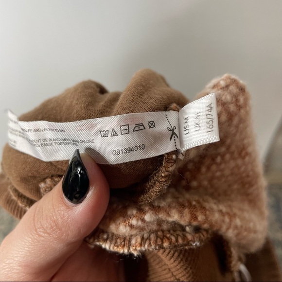 Out From Under Brown Marled Straight Leg Pull On Pants Medium - Picture 6 of 7